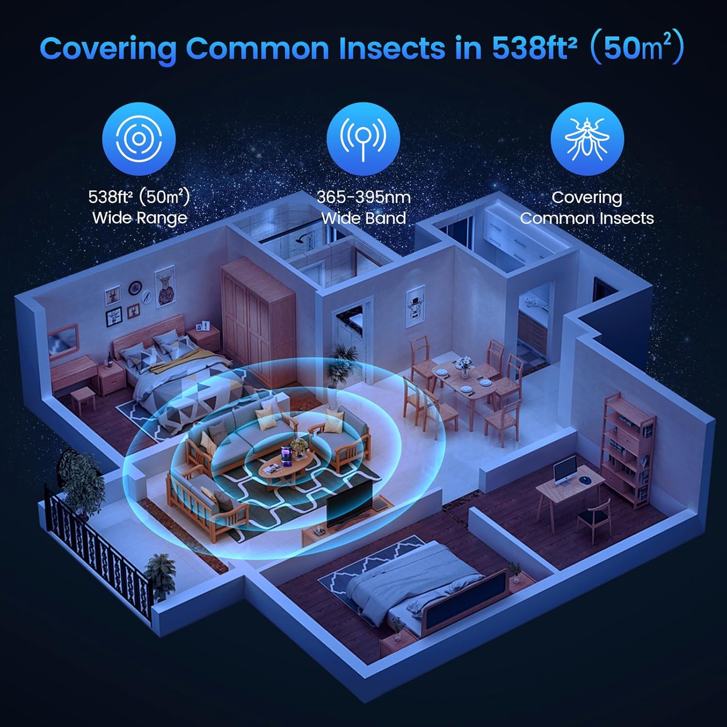 Automatic Electric Mosquito Killer Trap