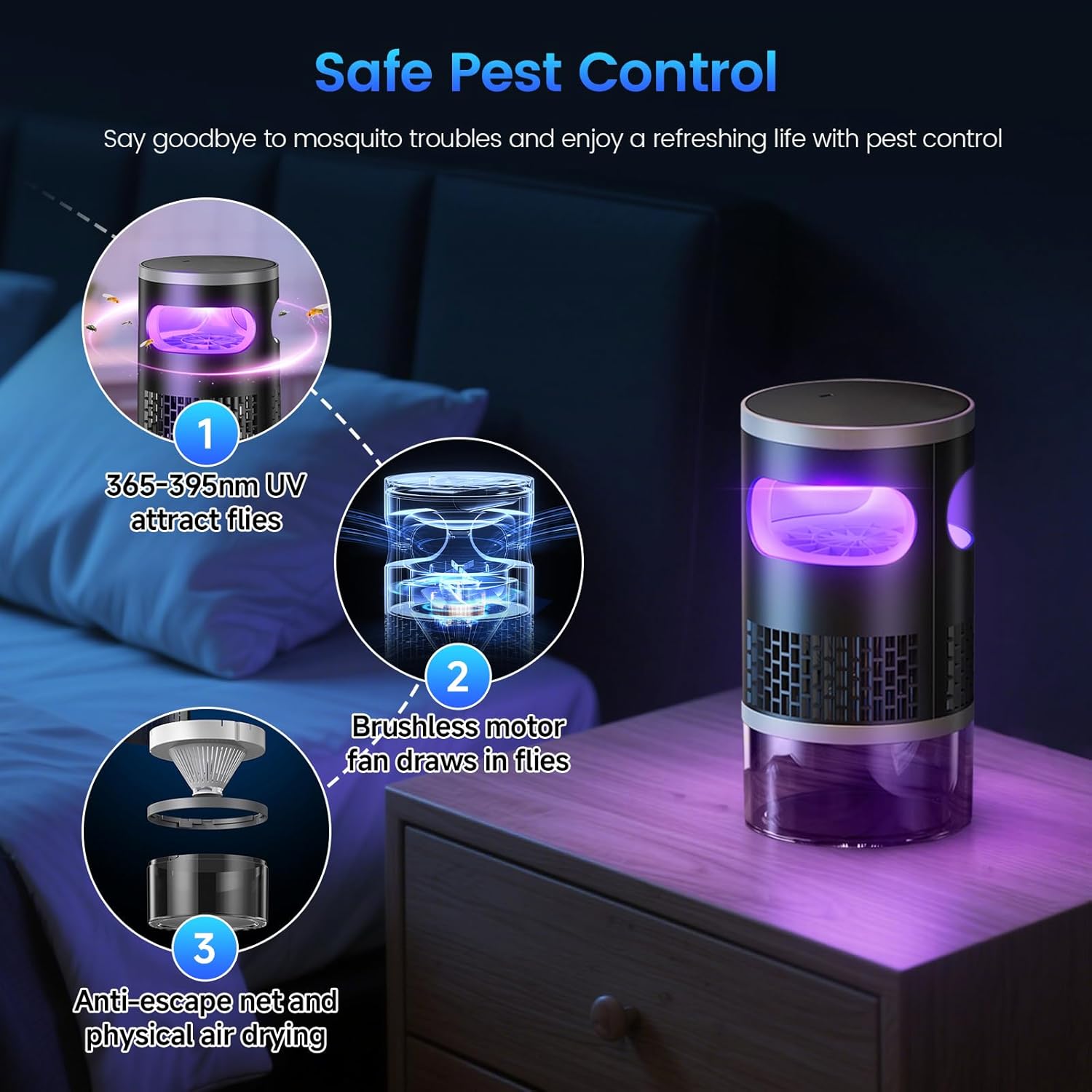 Automatic Electric Mosquito Killer Trap